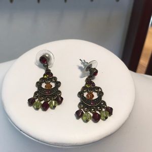 Antique gold earrings